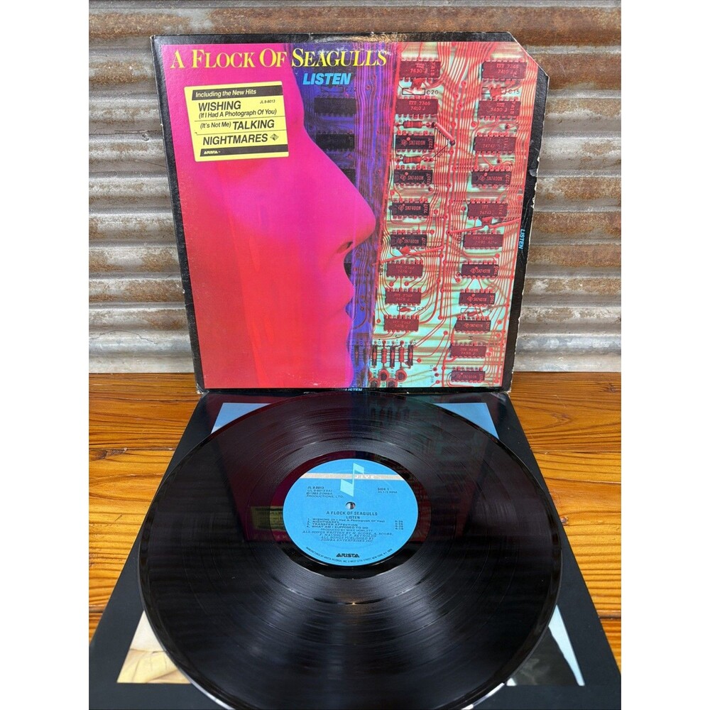 A FLOCK OF SEAGULLS Listen original PROMOTIONAL 1983 JIVE/ARISTA JL 8-8013 EX/NM